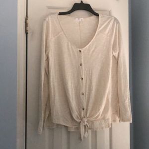 button up tee